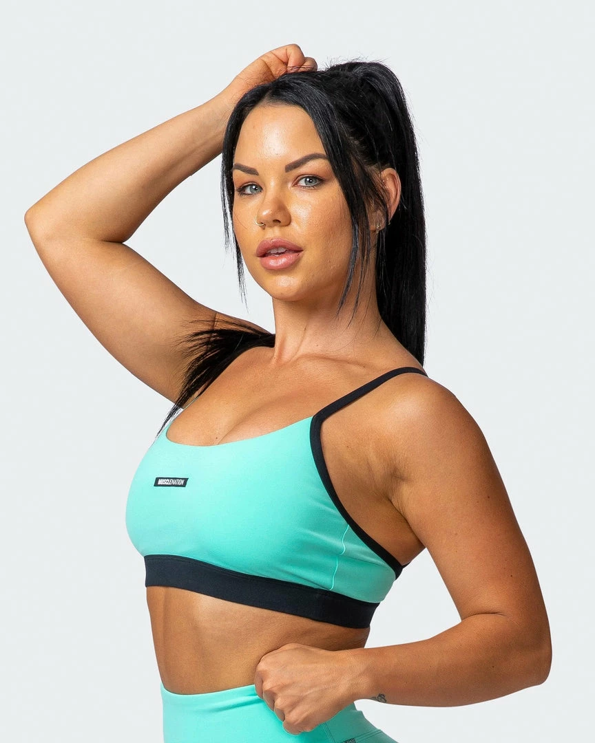 Muscle Nation Agile Bra - Sea Glass Womens 3 Muscle Nation Agile Bra - Sea Glass Womens