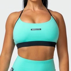 Muscle Nation Agile Bra - Sea Glass Womens