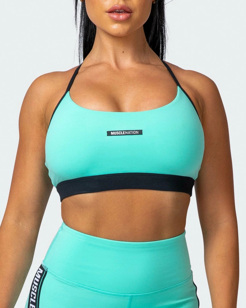 Muscle Nation Agile Bra - Sea Glass Womens 4 Muscle Nation Agile Bra - Sea Glass Womens