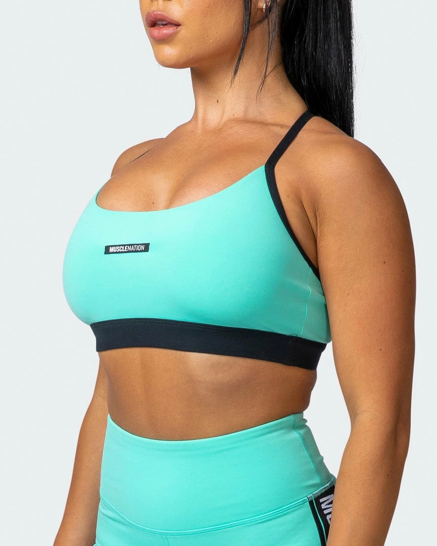 Muscle Nation Agile Bra - Sea Glass Womens 5 Muscle Nation Agile Bra - Sea Glass Womens