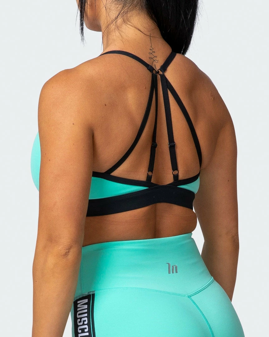 Muscle Nation Agile Bra - Sea Glass Womens 7 Muscle Nation Agile Bra - Sea Glass Womens