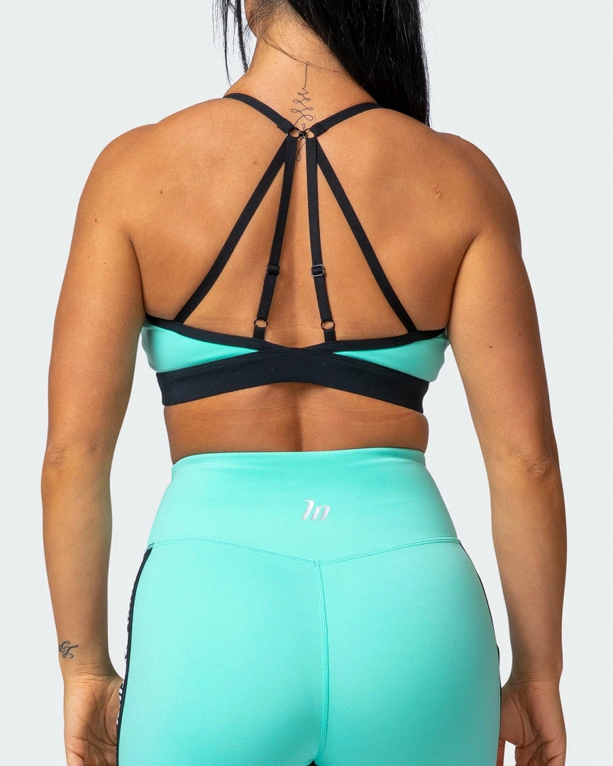 Muscle Nation Agile Bra - Sea Glass Womens 8 Muscle Nation Agile Bra - Sea Glass Womens