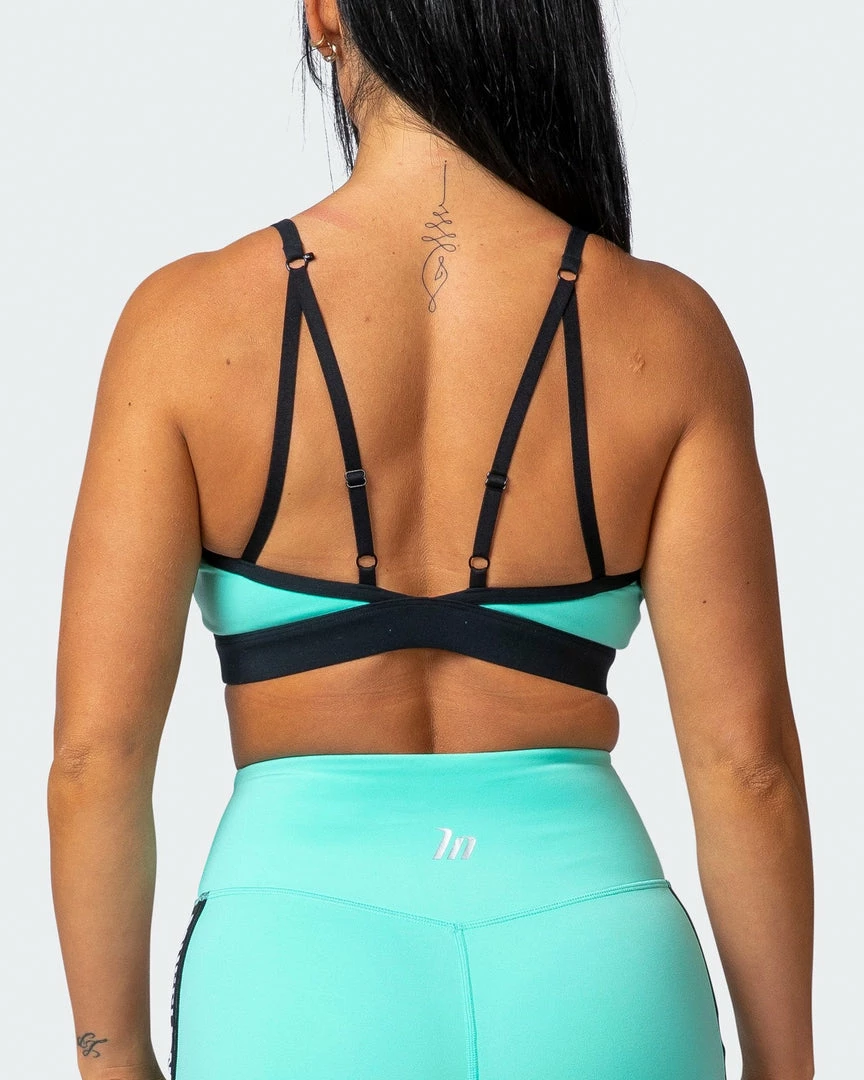 Muscle Nation Agile Bra - Sea Glass Womens 9 Muscle Nation Agile Bra - Sea Glass Womens