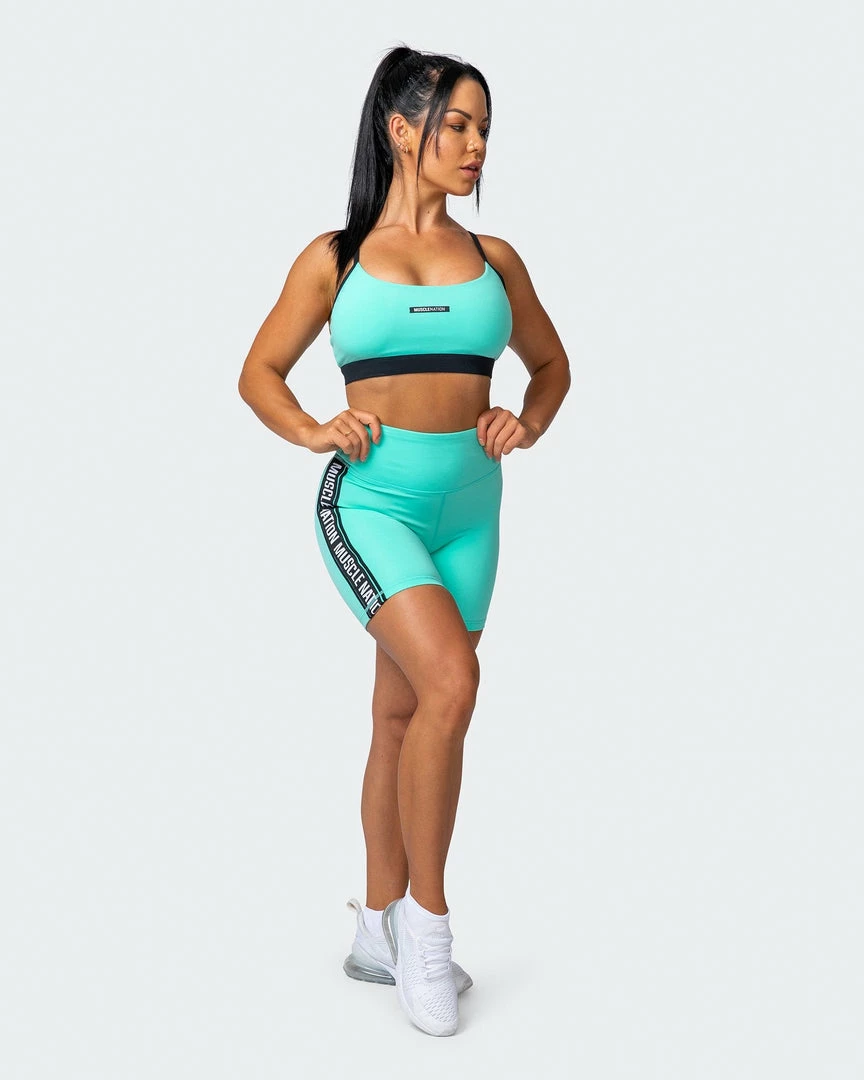 Muscle Nation Agile Bra - Sea Glass Womens 11 Muscle Nation Agile Bra - Sea Glass Womens