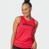 Muscle Nation Womens Agile Tank - Hot Red 1 Muscle Nation Womens Agile Tank - Hot Red