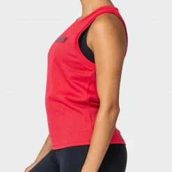 Muscle Nation Womens Agile Tank - Hot Red