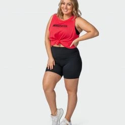 Muscle Nation Womens Agile Tank - Hot Red