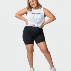 Muscle Nation Womens Agile Tank - White 23 Muscle Nation Womens Agile Tank - White