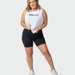 Muscle Nation Womens Agile Tank - White 24 Muscle Nation Womens Agile Tank - White