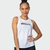 Muscle Nation Womens Agile Tank - White 1 Muscle Nation Womens Agile Tank - White