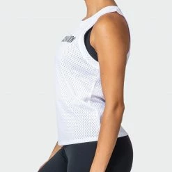 Muscle Nation Womens Agile Tank - White 17 Muscle Nation Womens Agile Tank - White