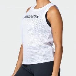 Muscle Nation Womens Agile Tank - White 18 Muscle Nation Womens Agile Tank - White