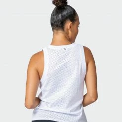 Muscle Nation Womens Agile Tank - White 21 Muscle Nation Womens Agile Tank - White