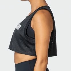 Muscle Nation Womens Agile Ultra Cropped Tank - Black 14 Muscle Nation Womens Agile Ultra Cropped Tank - Black