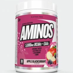 Muscle Nation AMINOS BCAAs EAAs - Apple Blackcurrant - 30 Serves 30% EOFY SALE