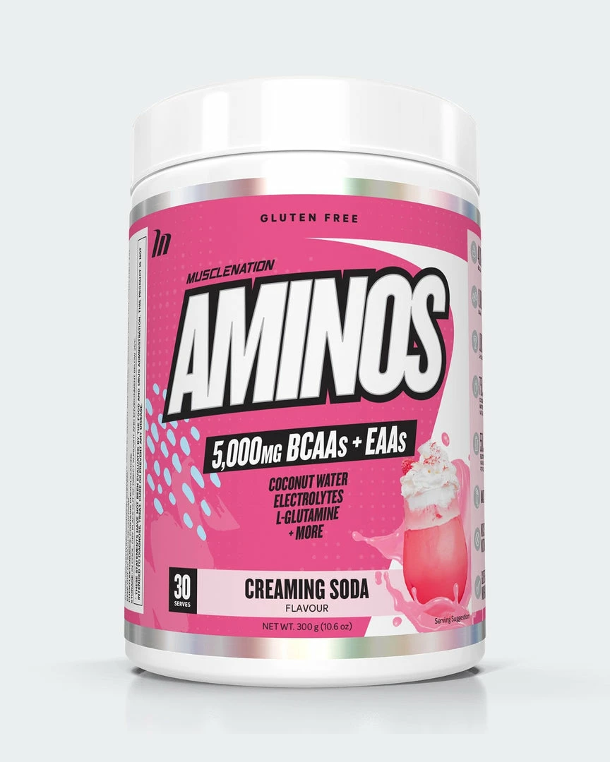 Muscle Nation 30% EOFY SALE AMINOS BCAAs EAAs - Creaming Soda - 30 Serves 3 Muscle Nation 30% EOFY SALE AMINOS BCAAs EAAs - Creaming Soda - 30 Serves