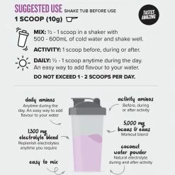 Muscle Nation AMINOS BCAAs EAAs - Grape - 30 Serves