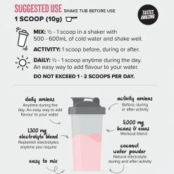 Muscle Nation AMINOS BCAAs EAAs - Watermelon - 30 Serves 30% EOFY SALE