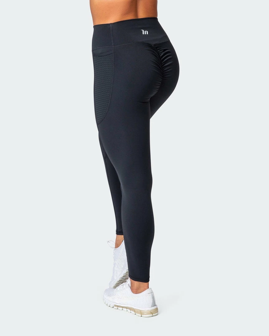 Muscle Nation AMRAP Ankle Length Leggings - Black 5 Muscle Nation AMRAP Ankle Length Leggings - Black