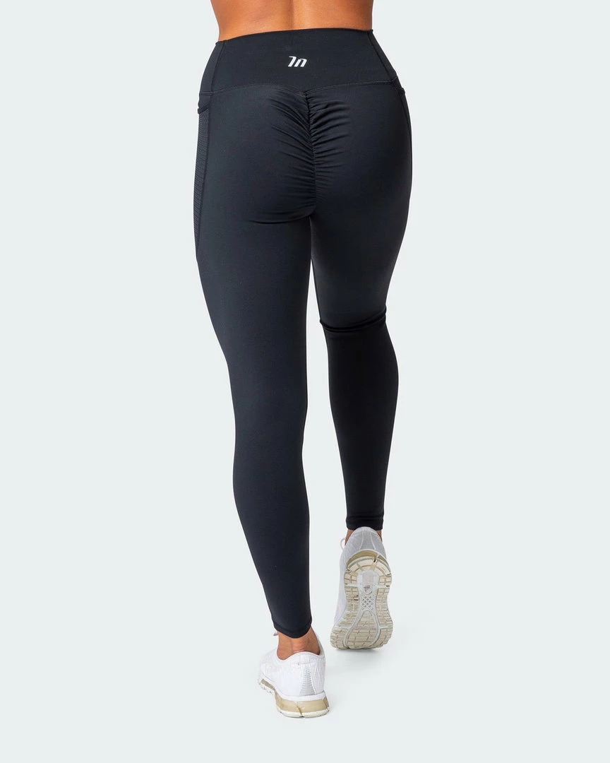 Muscle Nation AMRAP Ankle Length Leggings - Black 6 Muscle Nation AMRAP Ankle Length Leggings - Black