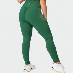 Muscle Nation AMRAP Ankle Length Leggings - Fir Green Womens