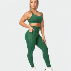 Muscle Nation AMRAP Ankle Length Leggings - Fir Green Womens