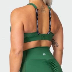 Muscle Nation AMRAP Bra - Fir Green
