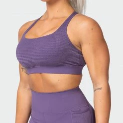Muscle Nation AMRAP Bra - Velvet Purple