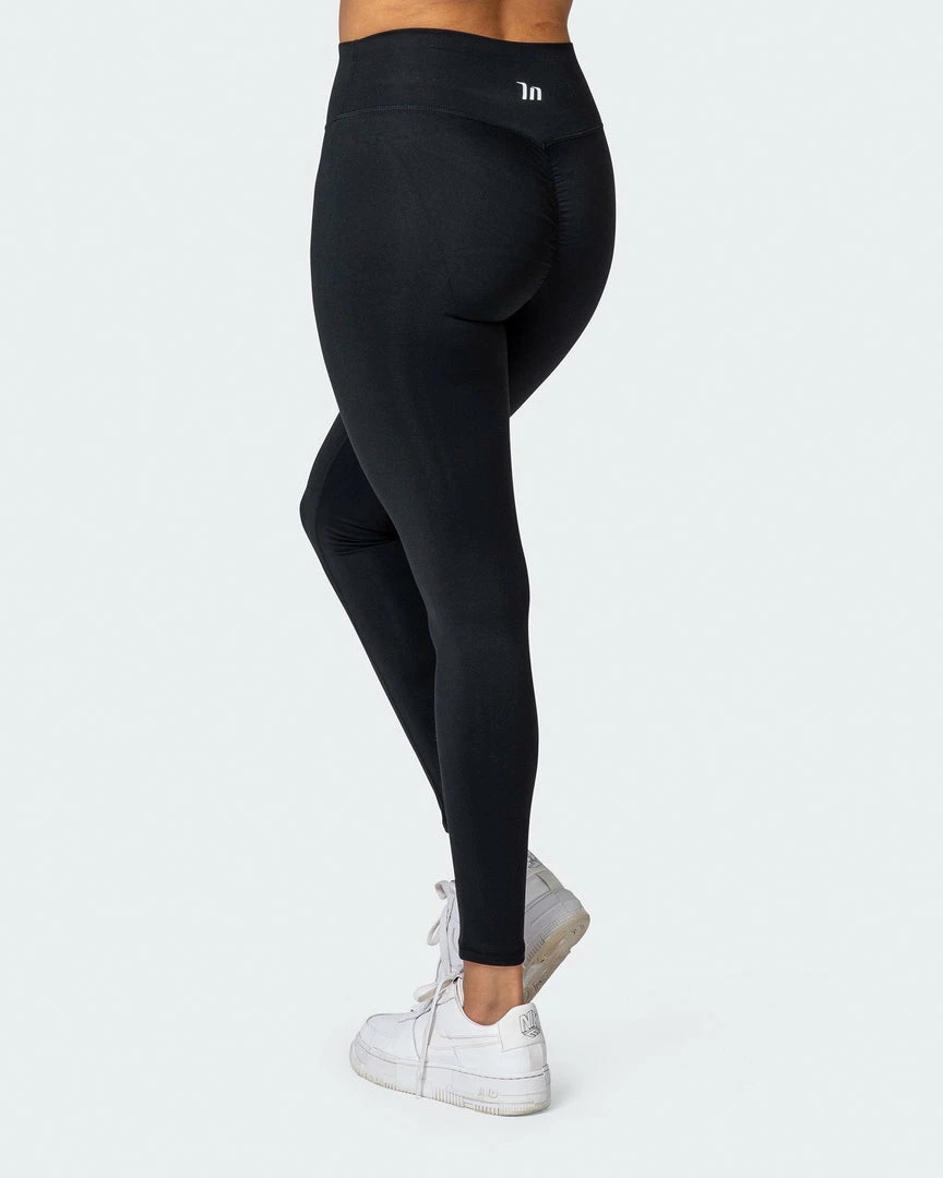 Muscle Nation Signature Scrunch Ankle Length Leggings - Black 30% EOFY SALE 7 Muscle Nation Signature Scrunch Ankle Length Leggings - Black 30% EOFY SALE