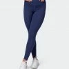 Muscle Nation Signature Scrunch Ankle Length Leggings - Midnight 1 Muscle Nation Signature Scrunch Ankle Length Leggings - Midnight