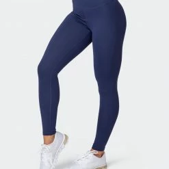 Muscle Nation Signature Scrunch Ankle Length Leggings - Midnight