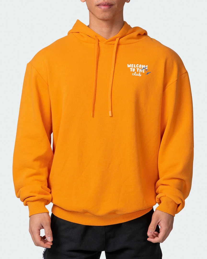 Muscle Nation Welcome To The Club Mens MN Squad Oversized Vintage Hoodie - Washed Fireball 4 Muscle Nation Welcome To The Club Mens MN Squad Oversized Vintage Hoodie - Washed Fireball