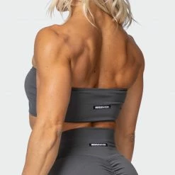 Muscle Nation Bandeau - Charcoal Featured