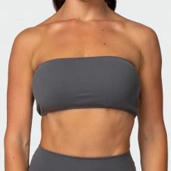 Muscle Nation Bandeau - Charcoal Featured