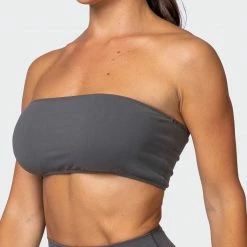 Muscle Nation Bandeau - Charcoal Featured