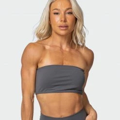 Muscle Nation Bandeau - Charcoal Featured