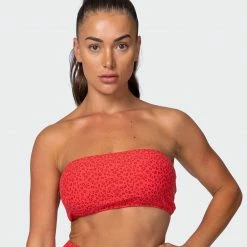 Muscle Nation Bandeau - Mini Cheetah Print