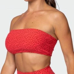 Muscle Nation Bandeau - Mini Cheetah Print