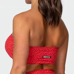Muscle Nation Bandeau - Mini Cheetah Print