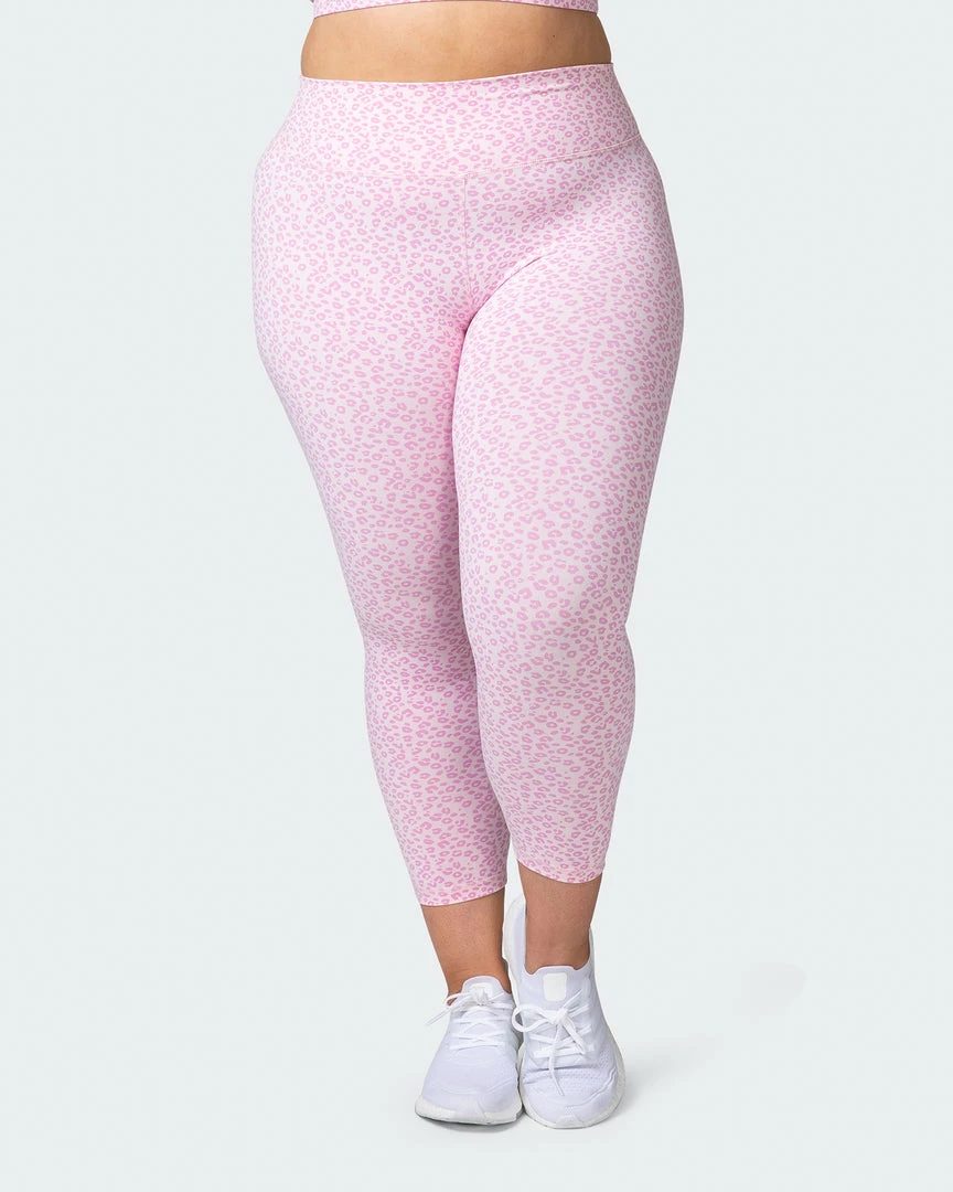 Muscle Nation Signature Scrunch 7/8 Leggings - Rose Quartz Mini Cheetah Print 4 Muscle Nation Signature Scrunch 7/8 Leggings - Rose Quartz Mini Cheetah Print