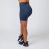 Muscle Nation Signature Scrunch Bike Shorts - Navy 1 Muscle Nation Signature Scrunch Bike Shorts - Navy