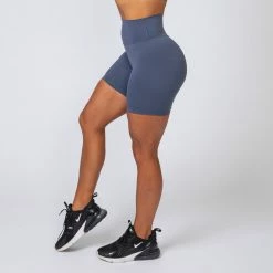 Muscle Nation Scrunch Bum Signature Scrunch Bike Shorts - Titanium