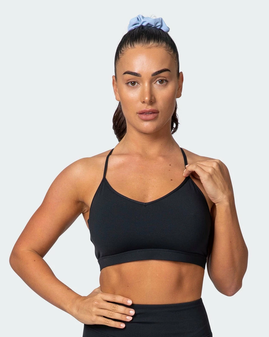 Muscle Nation Womens Free Throw Bralette - Black 4 Muscle Nation Womens Free Throw Bralette - Black