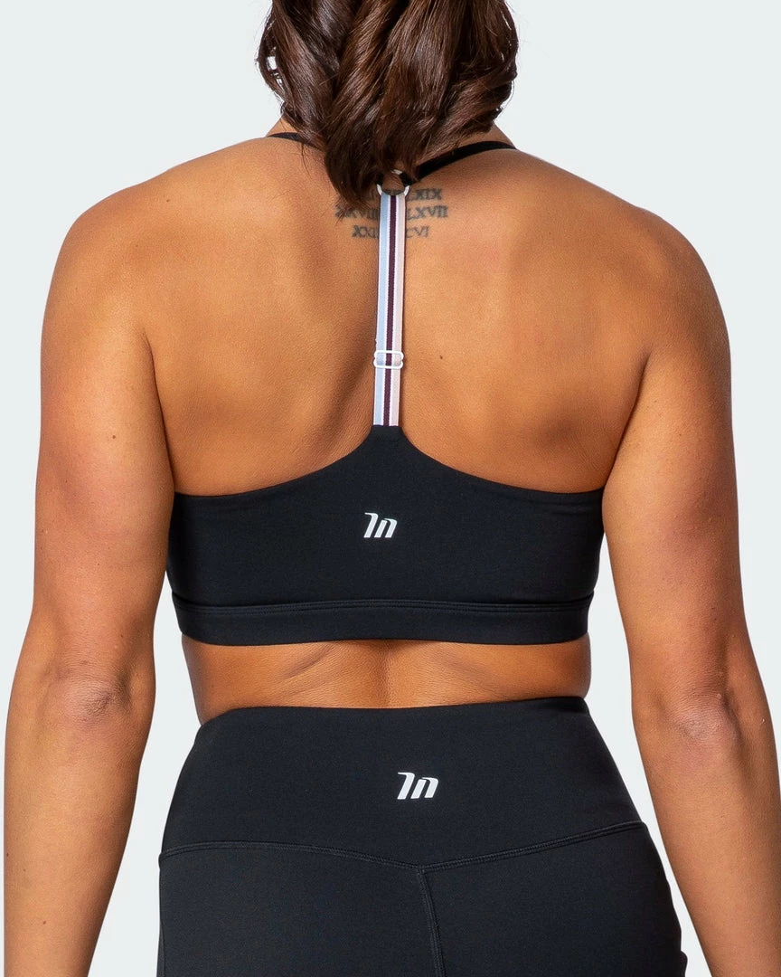 Muscle Nation Womens Free Throw Bralette - Black 5 Muscle Nation Womens Free Throw Bralette - Black