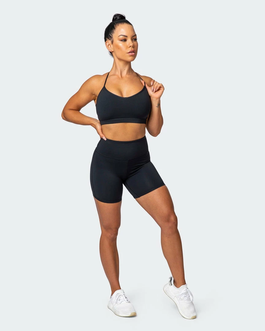 Muscle Nation Womens Free Throw Bralette - Black 7 Muscle Nation Womens Free Throw Bralette - Black