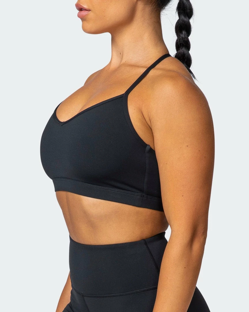 Muscle Nation Womens Free Throw Bralette - Black 8 Muscle Nation Womens Free Throw Bralette - Black