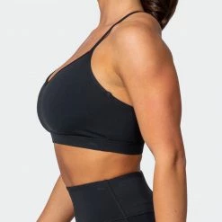 Muscle Nation Womens Free Throw Bralette - Black 15 Muscle Nation Womens Free Throw Bralette - Black