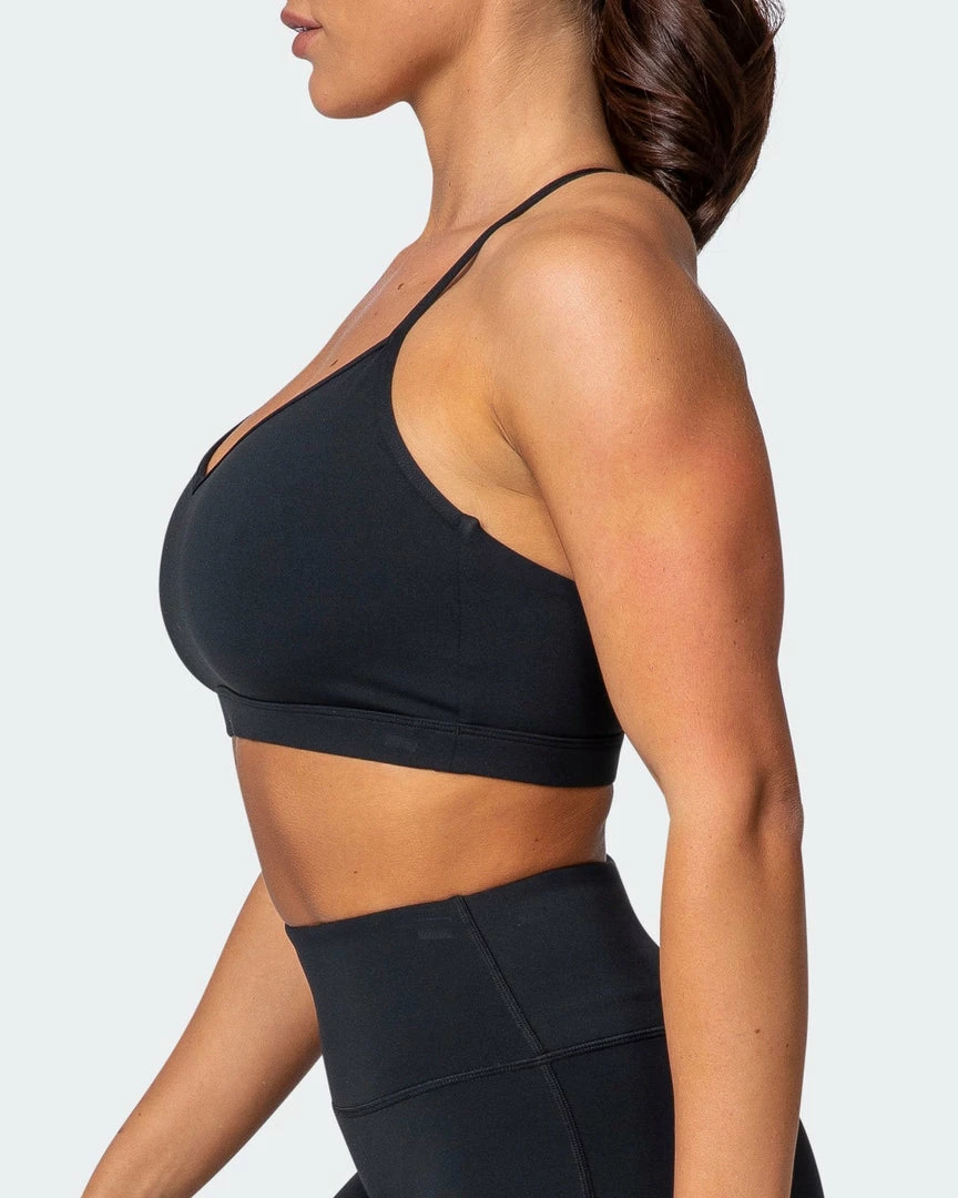 Muscle Nation Womens Free Throw Bralette - Black 9 Muscle Nation Womens Free Throw Bralette - Black