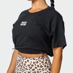 Muscle Nation Point Guard Tee - Black 12 Muscle Nation Point Guard Tee - Black