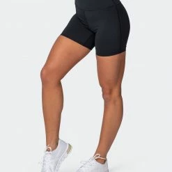 Muscle Nation Non Scrunch Superior Squat Bike Shorts - Black